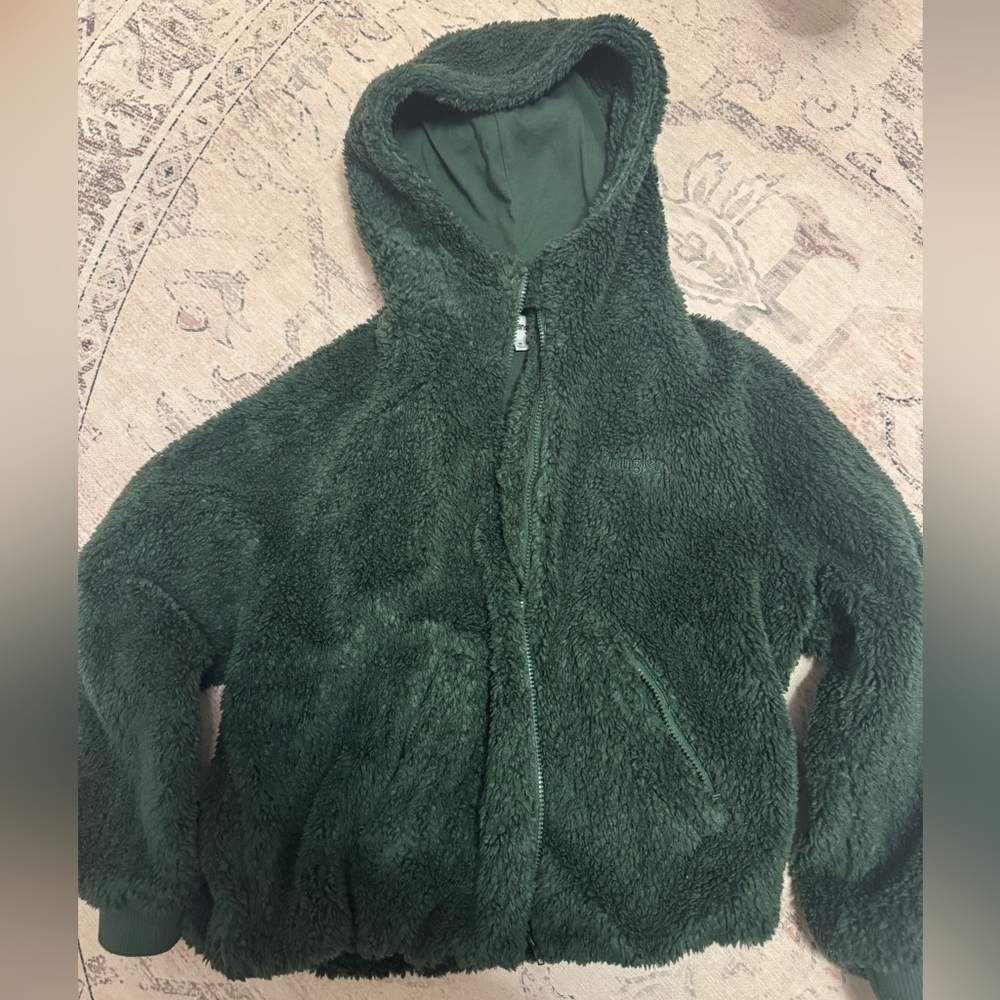 Wrangler Forest Green Teddy Jacket